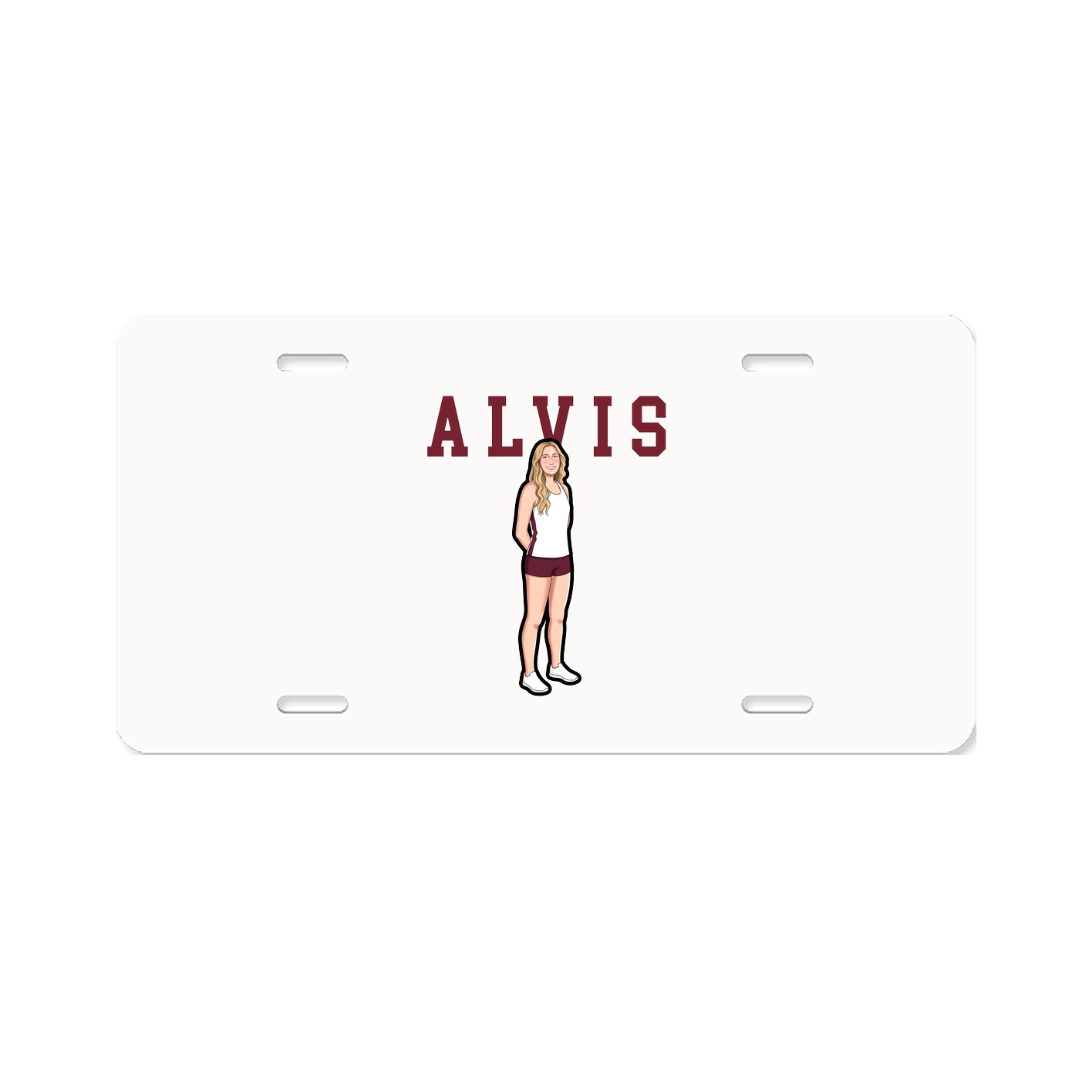 License Plate — Shirsey in Classic
