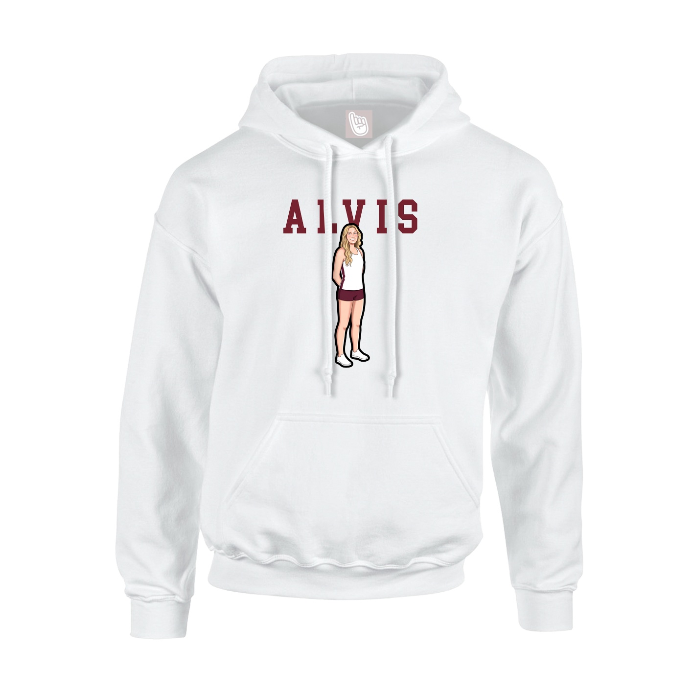 Youth Hoodie — Shirsey in White