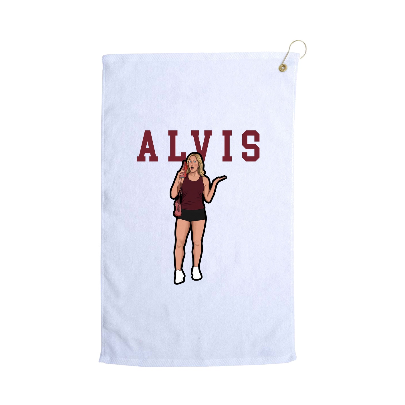 Golf Towel — Shirsey in White