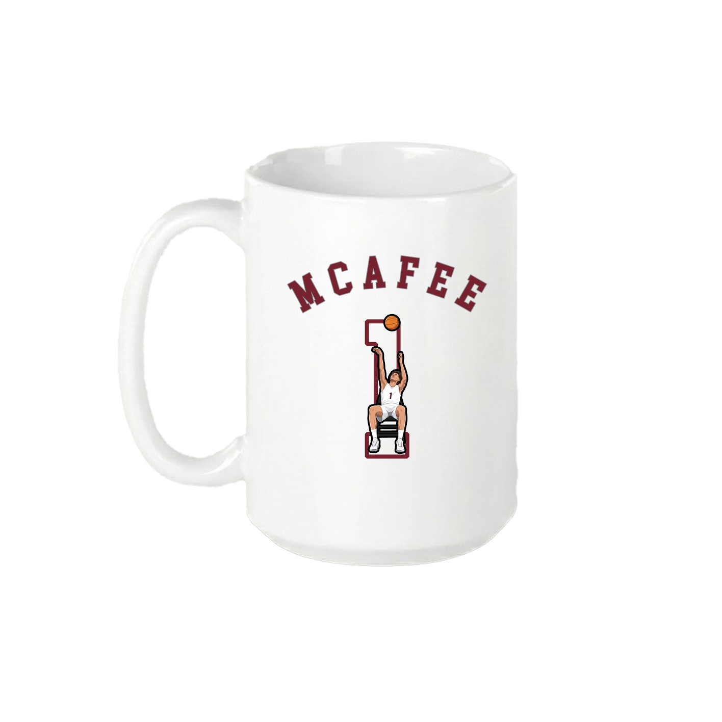 15oz Coffee Mug — Shirsey Arch in White