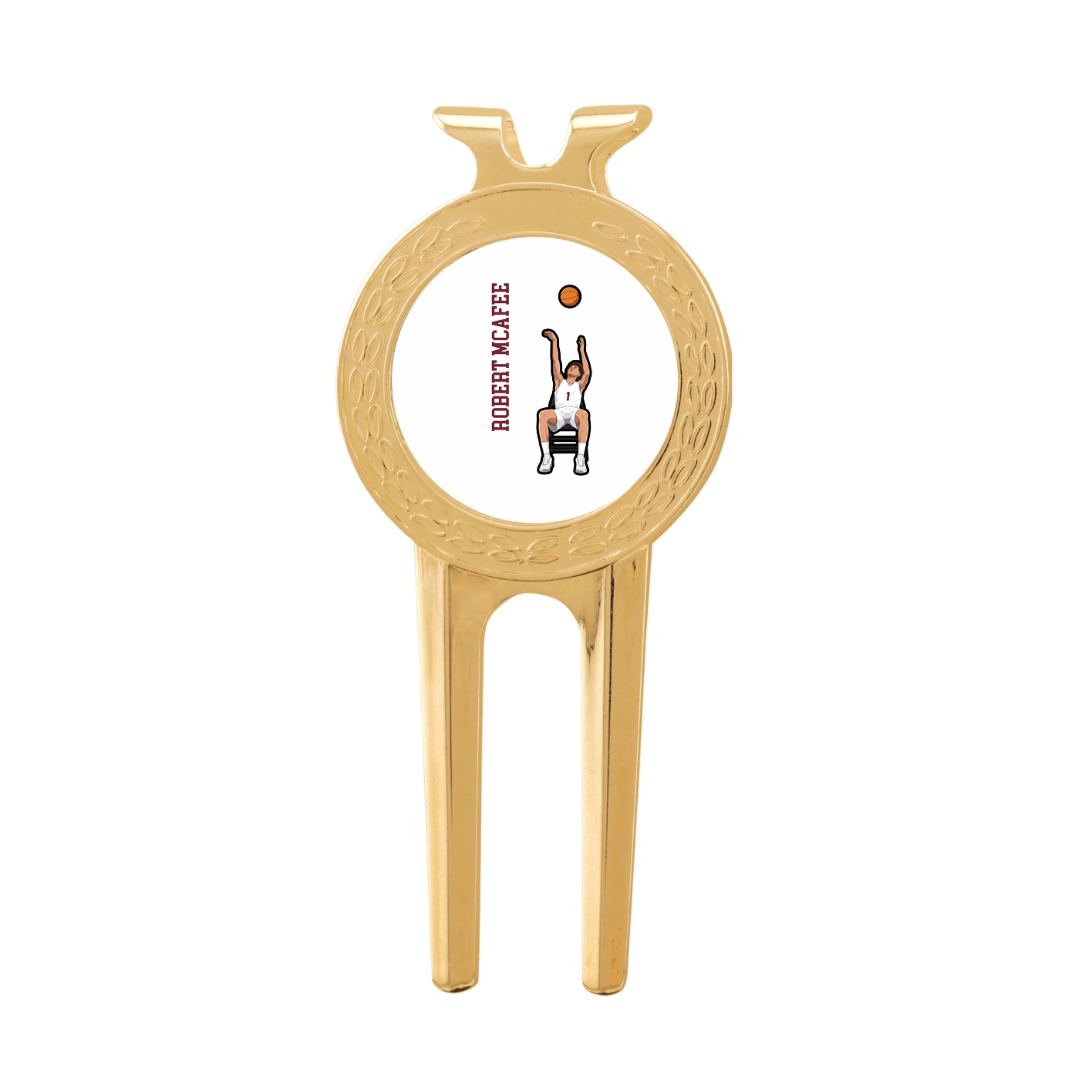 Divot Tool with Ball Marker — Name Vertical in Classic
