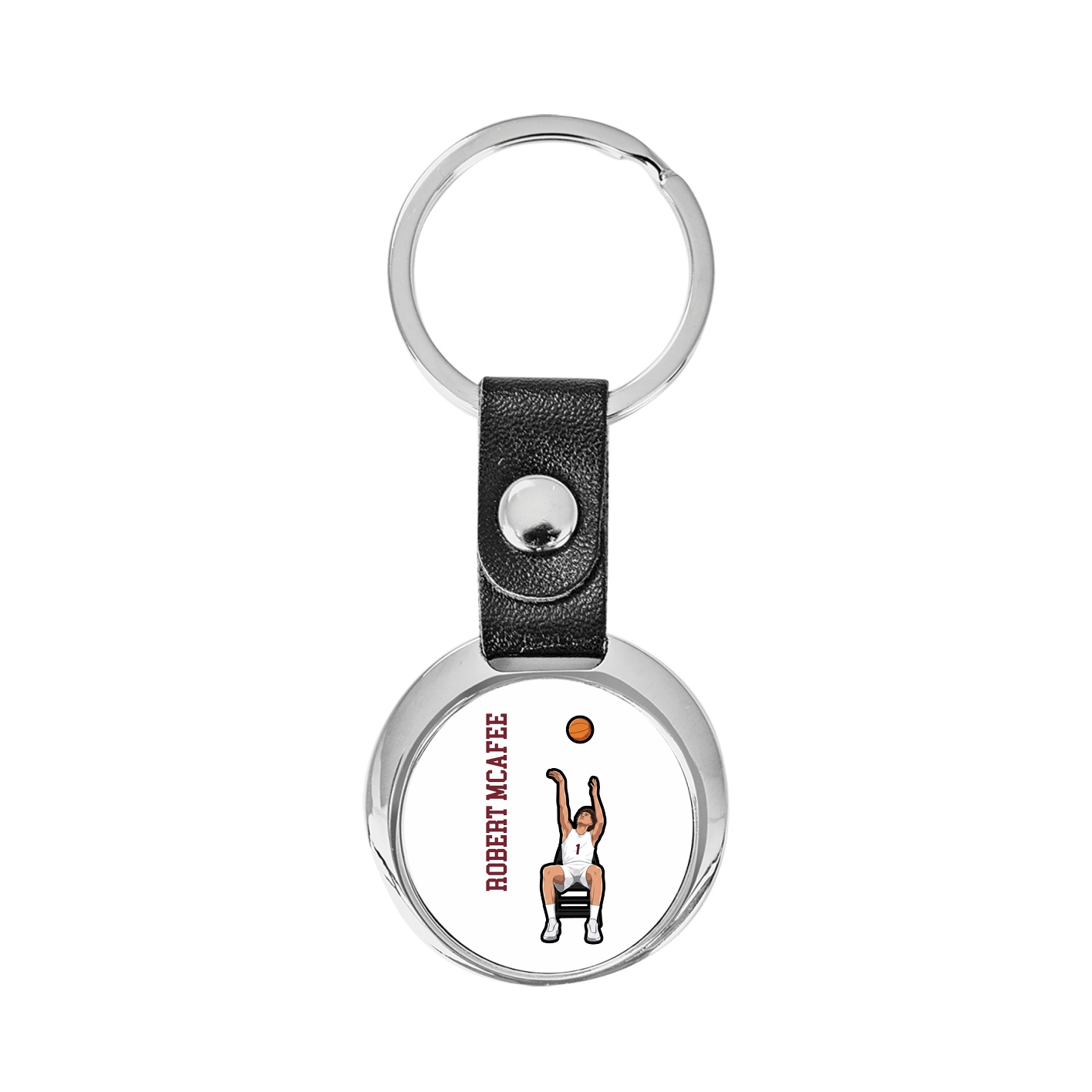 Key Chain — Name Vertical in Classic