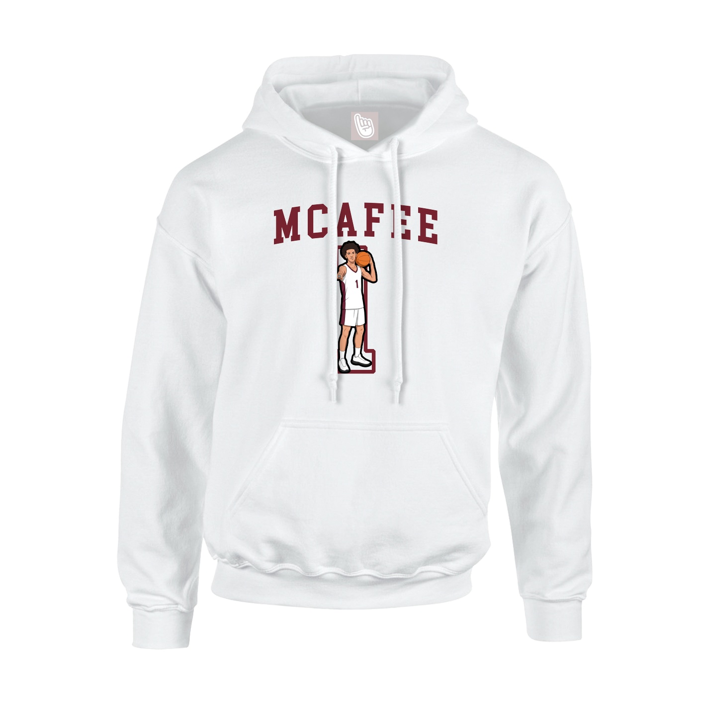 Hoodie — Shirsey in White
