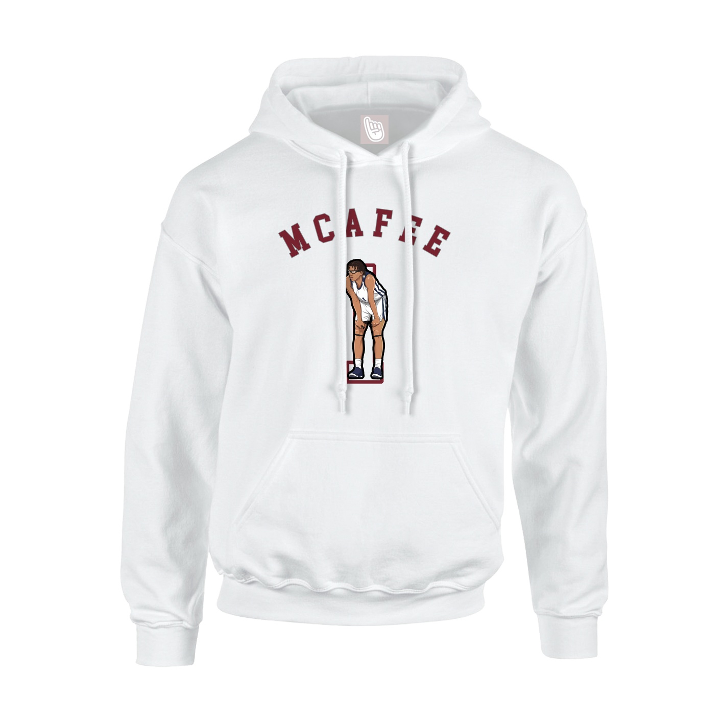 Youth Hoodie — Shirsey Arch in White