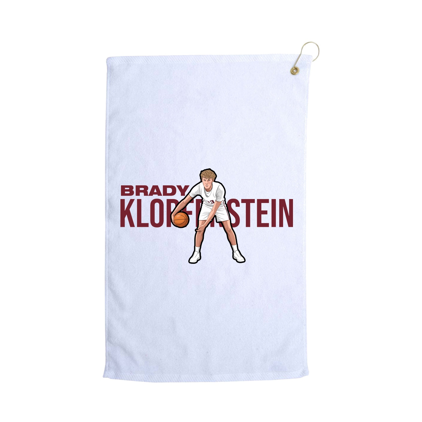Golf Towel — Player Name in White