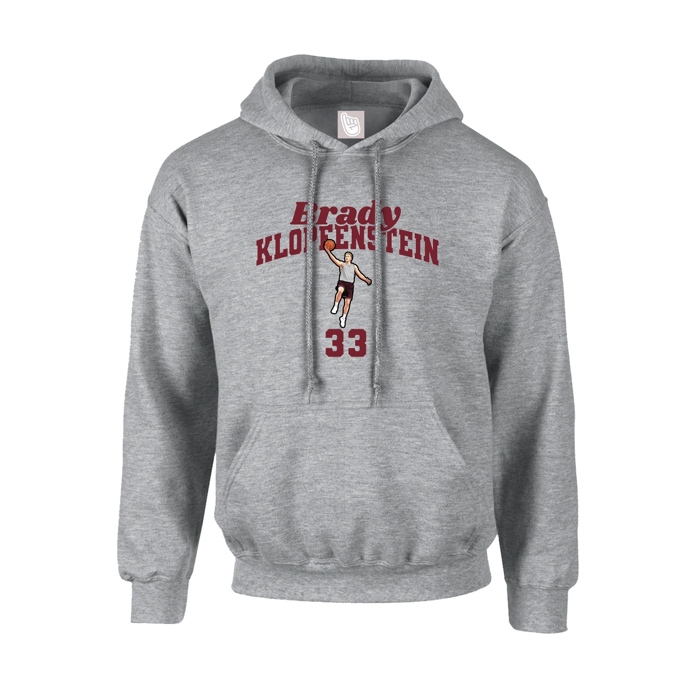 Hoodie — Signature Arch in Grey