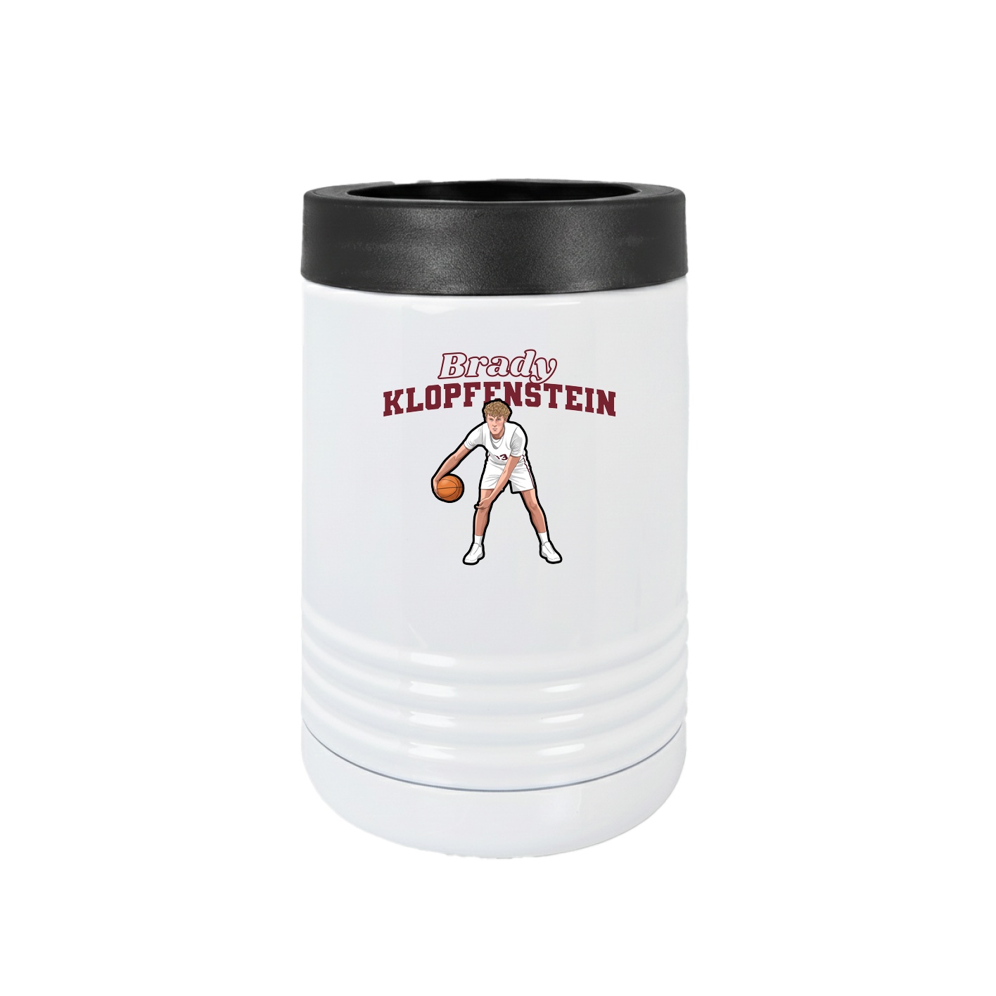 Beverage Holder — Name Arch in White