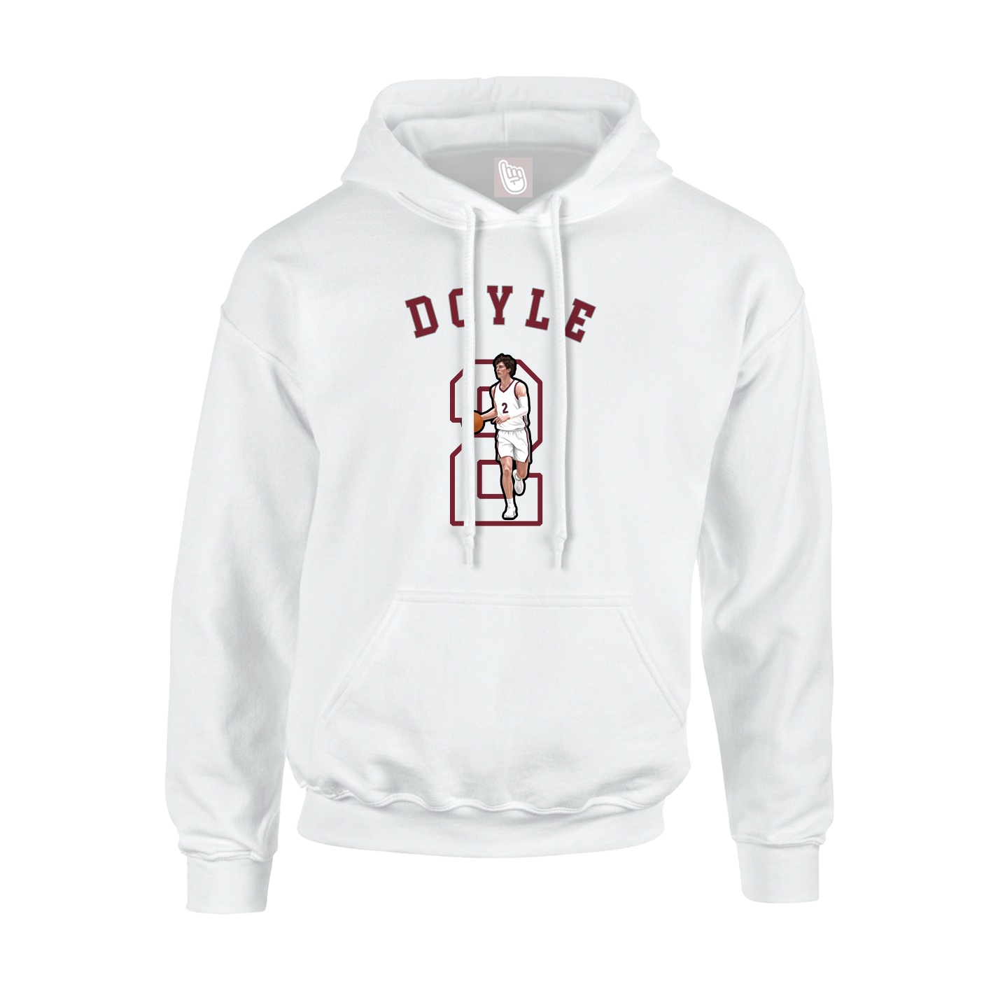 Hoodie — Shirsey Arch in White