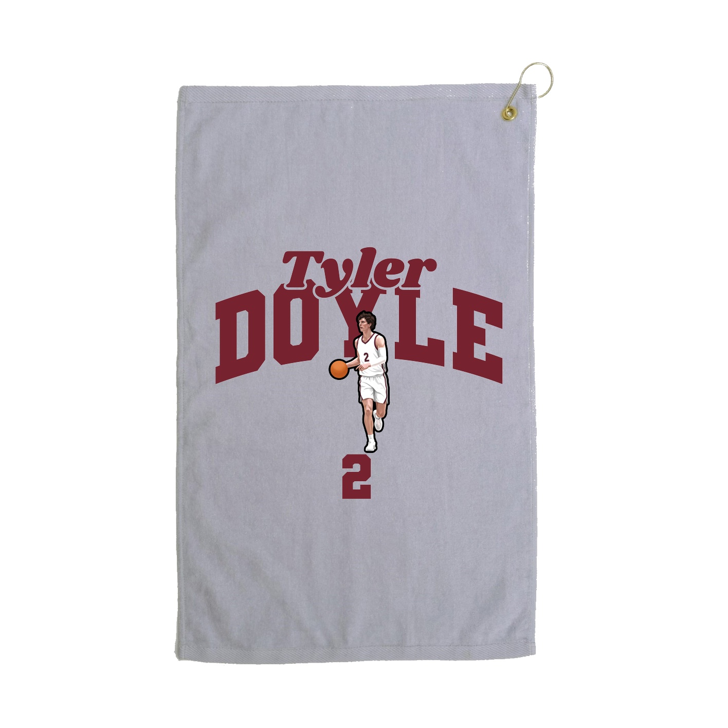 Golf Towel — Signature Arch in Grey
