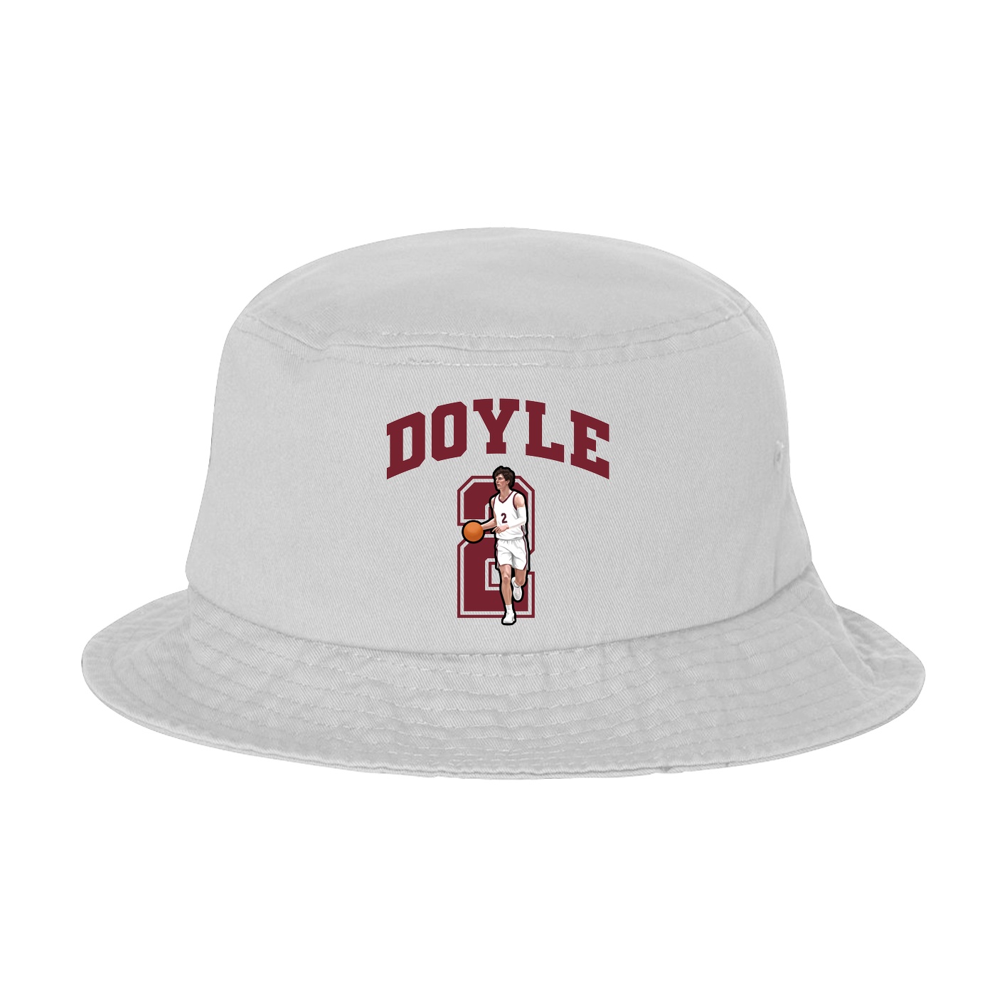 Bucket Cap — Number in White
