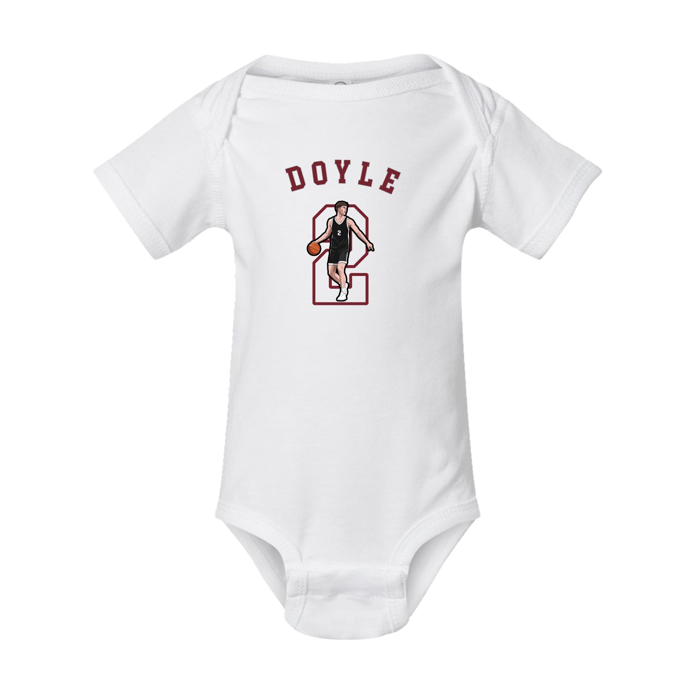 Baby Onesie — Shirsey Arch in White