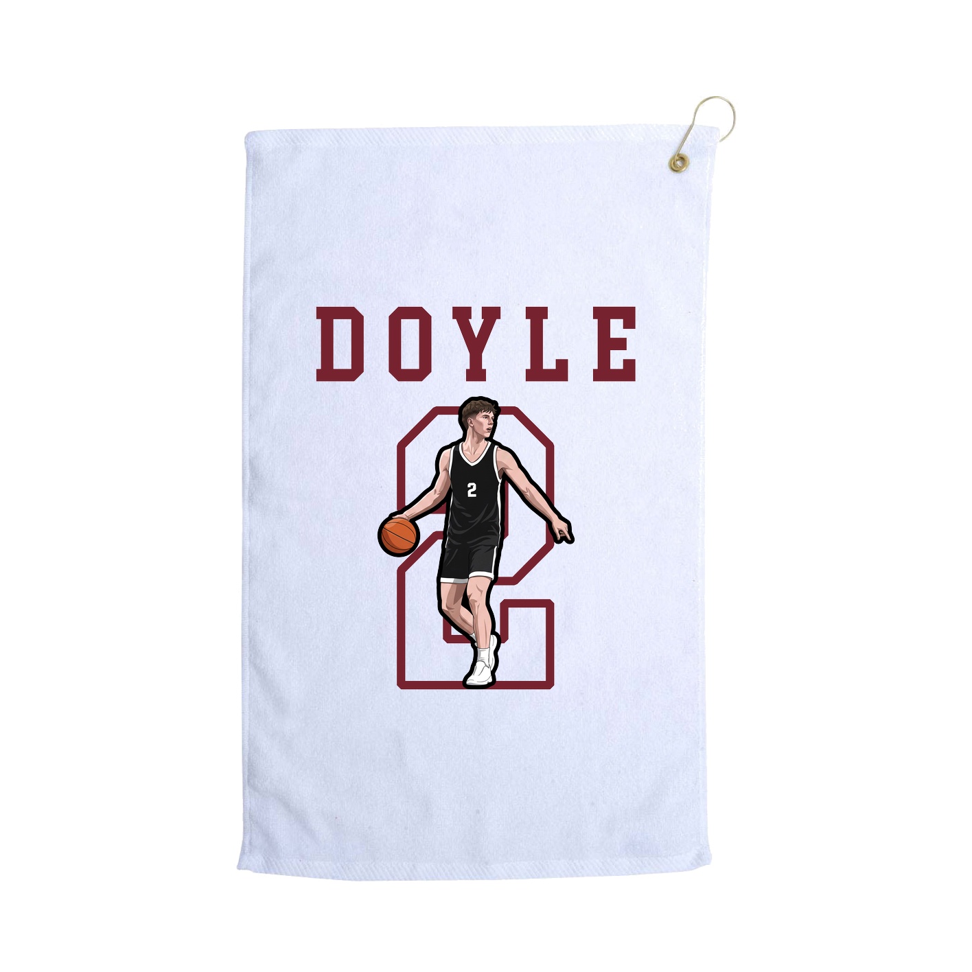 Golf Towel — Shirsey in White