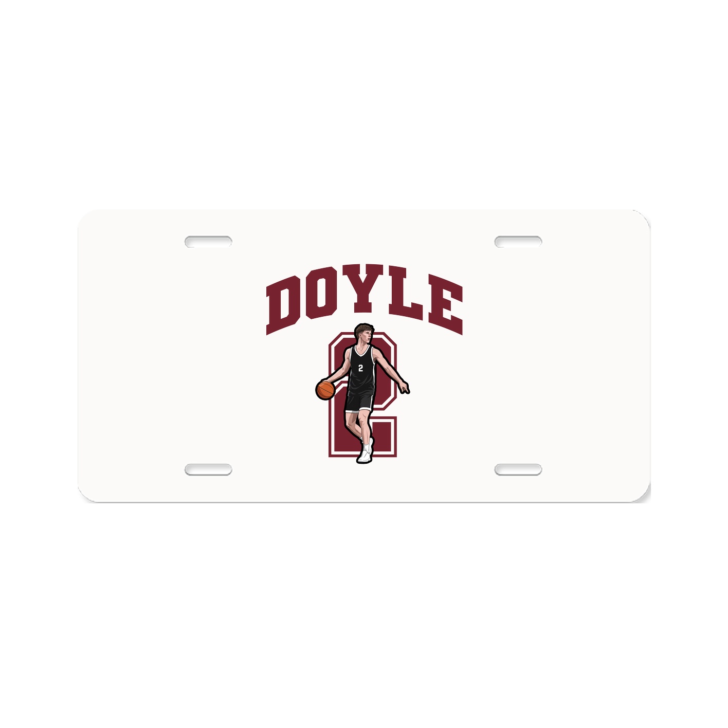 License Plate — Number in Classic