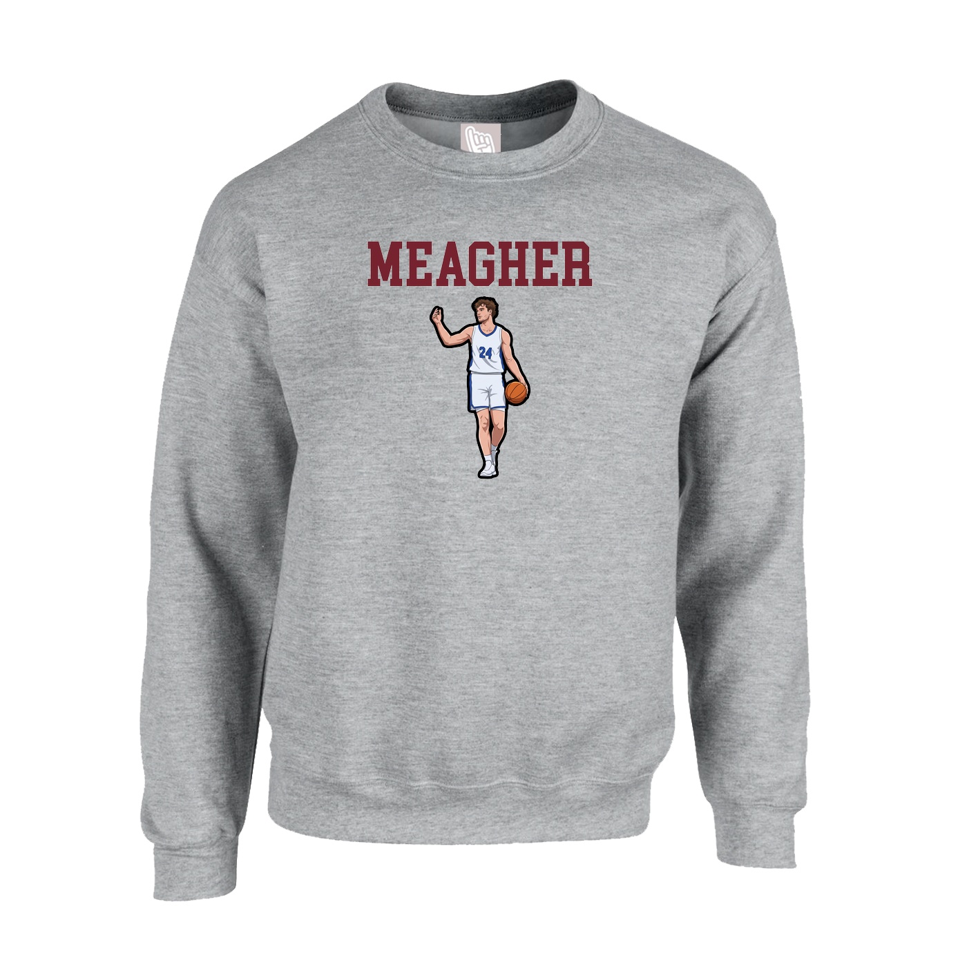 Fleece Crew — Shirsey in Grey
