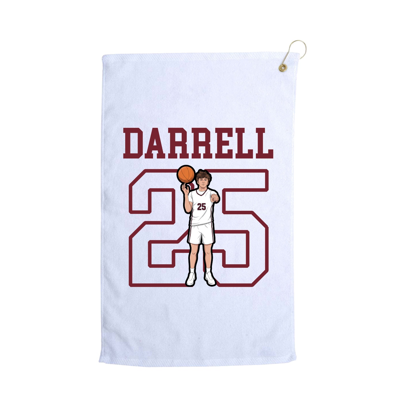 Golf Towel — Shirsey in White