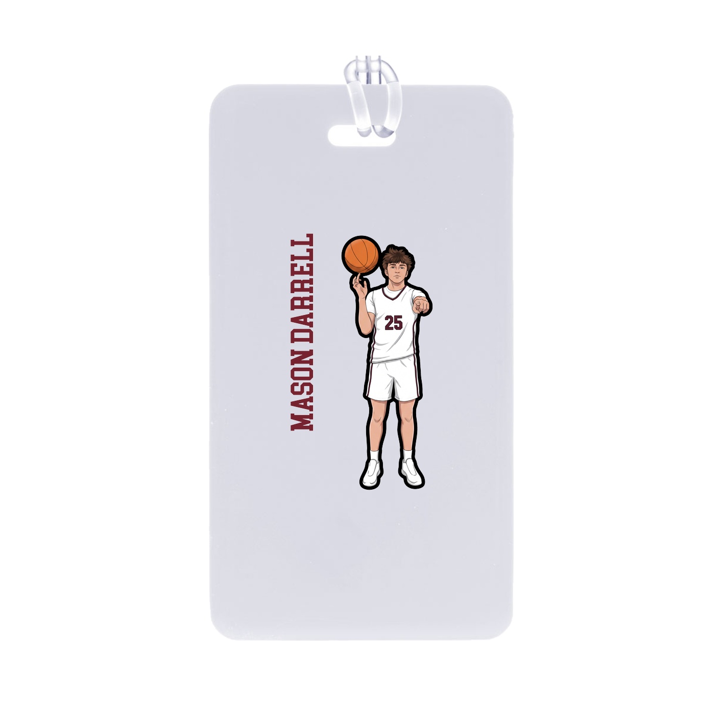 Bag Tag — Name Vertical in Classic