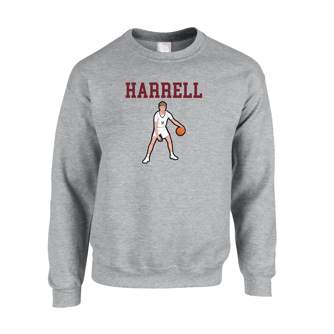 Fleece Crew — Shirsey in Grey