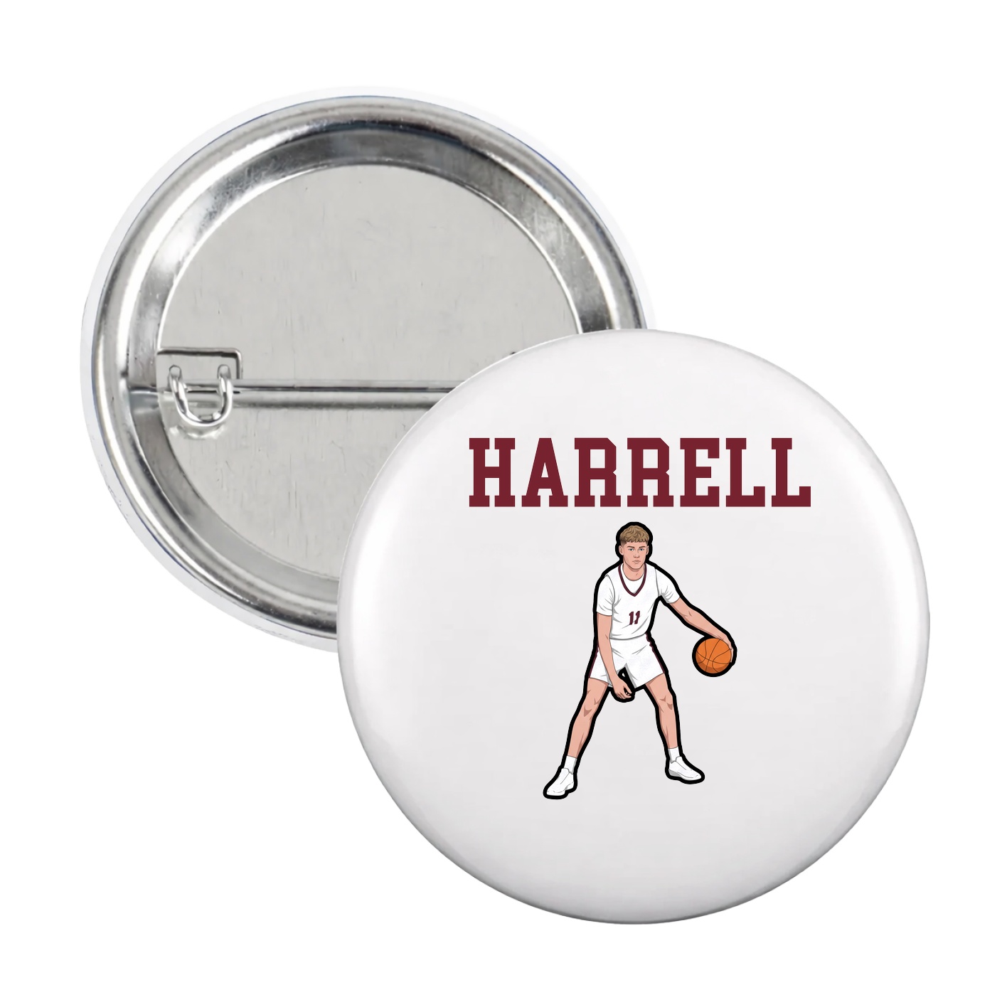 Game Day Button — Shirsey in White