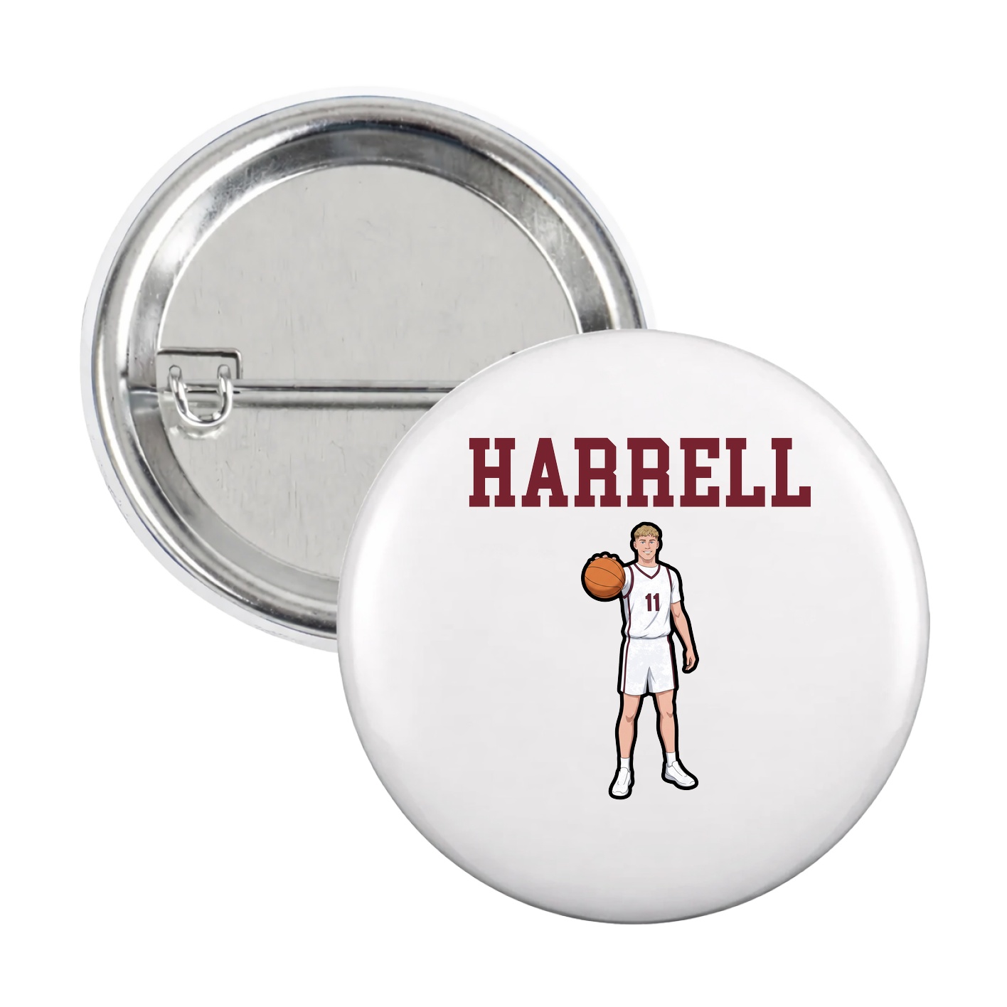 Game Day Button — Shirsey in White