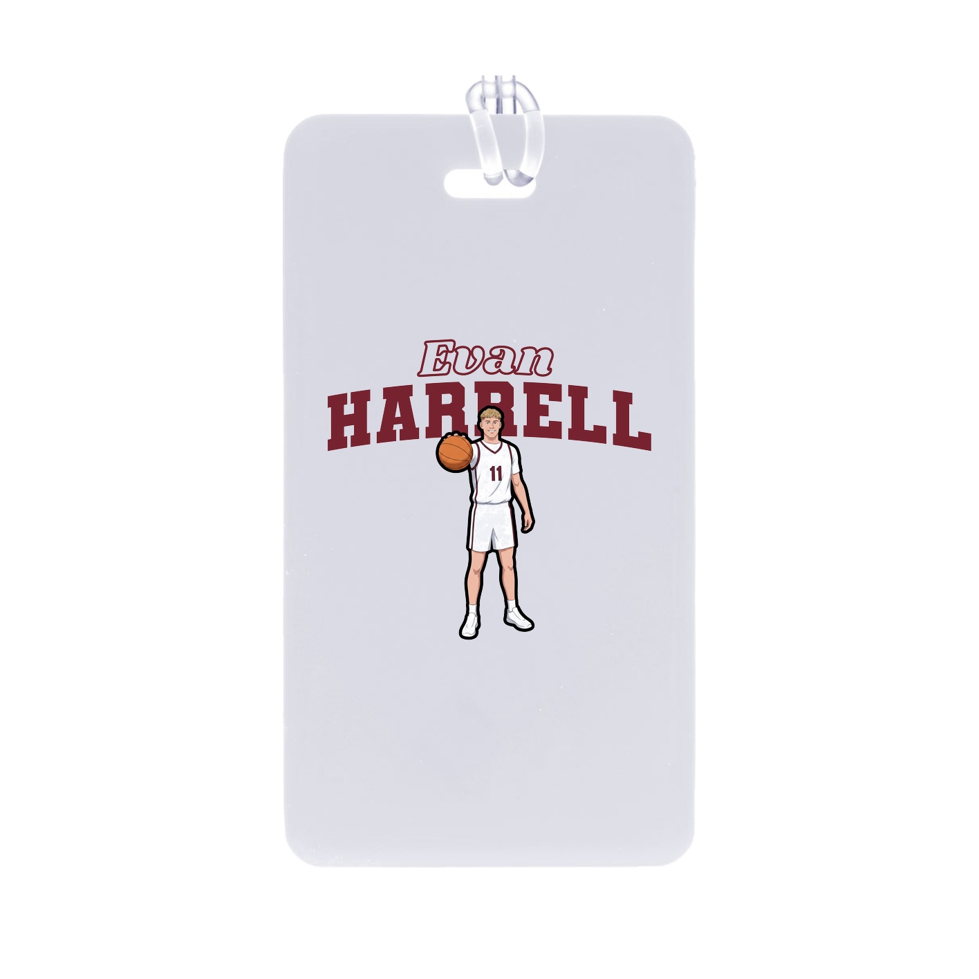 Bag Tag — Name Arch in Classic