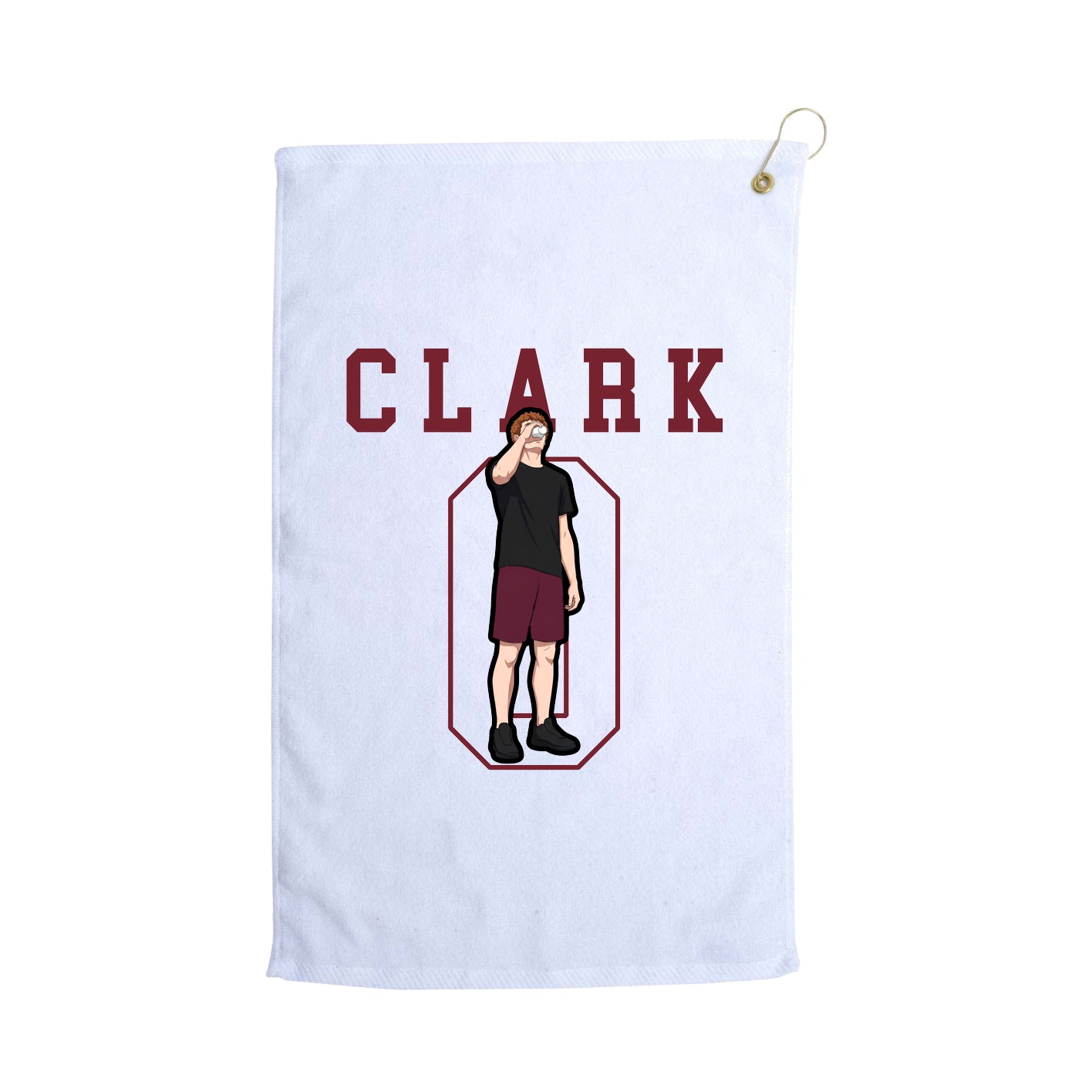 Golf Towel — Shirsey in White
