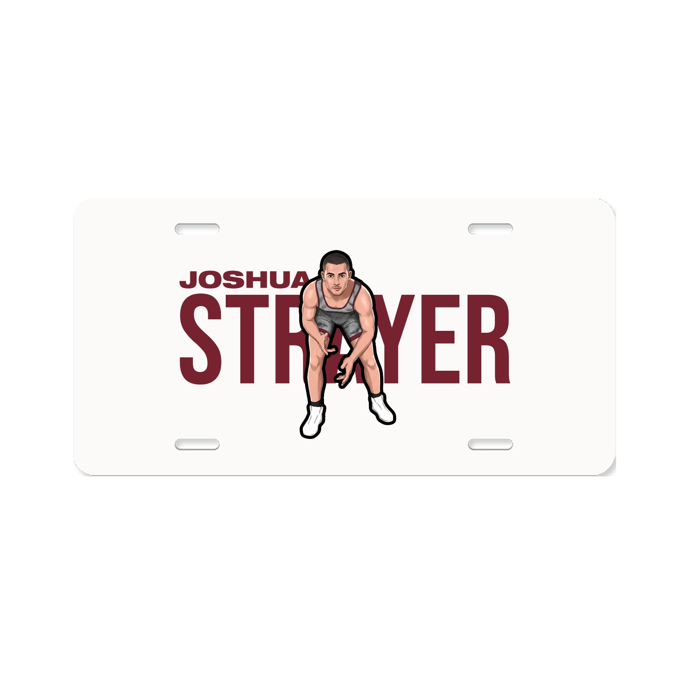 License Plate — Player Name in Classic
