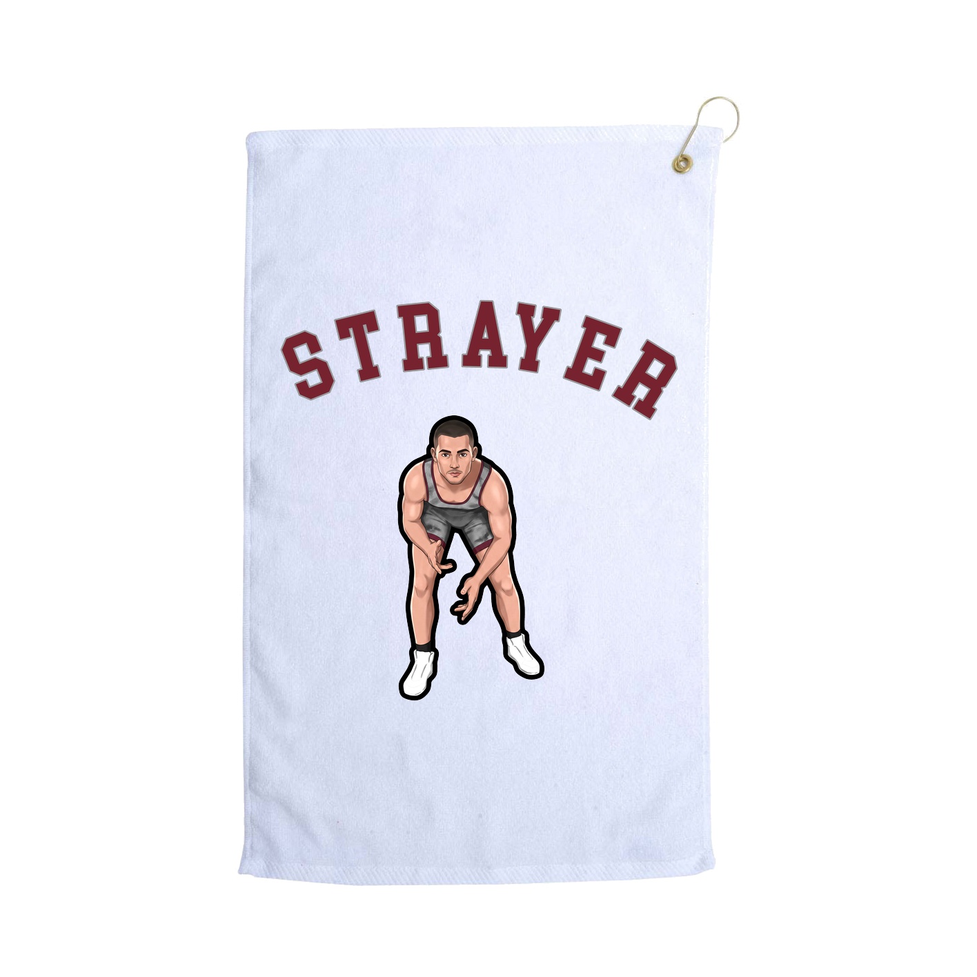 Golf Towel — Shirsey Arch in White