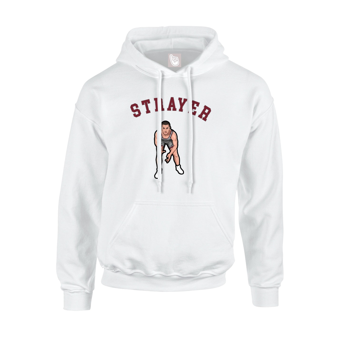 Hoodie — Shirsey Arch in White
