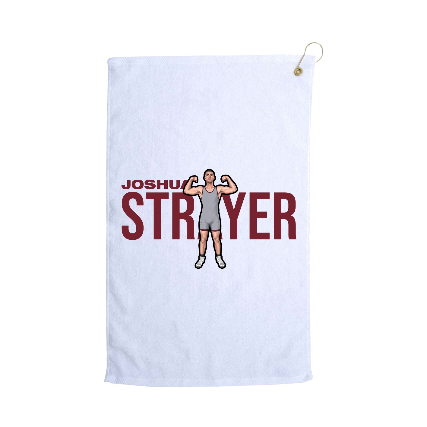 Golf Towel — Player Name in White