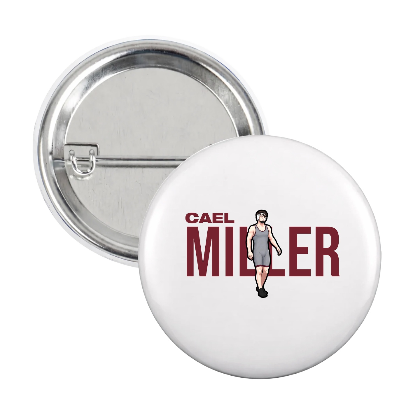 Game Day Button — Player Name in White
