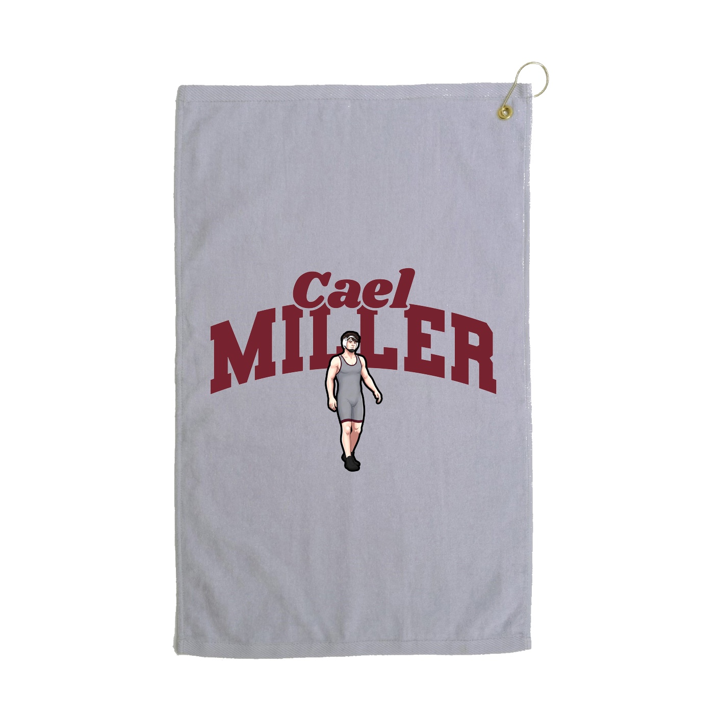 Golf Towel — Signature Arch in Grey