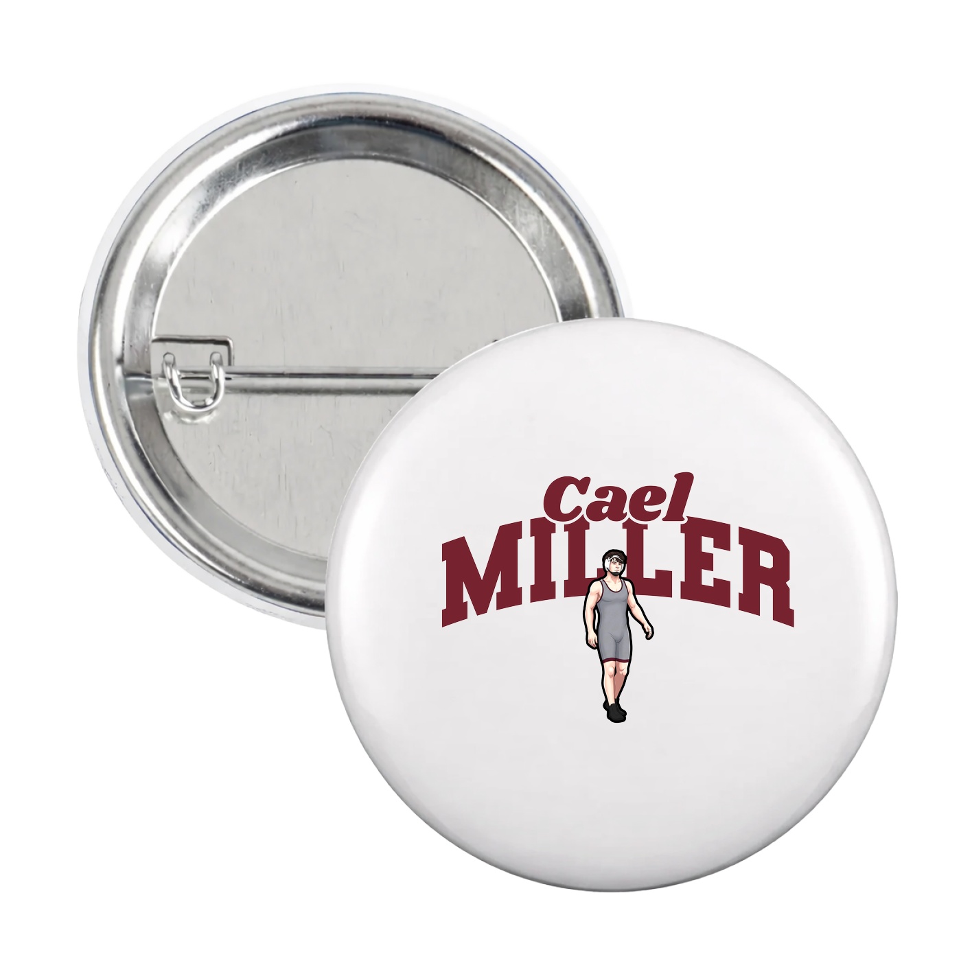 Game Day Button — Signature Arch in White