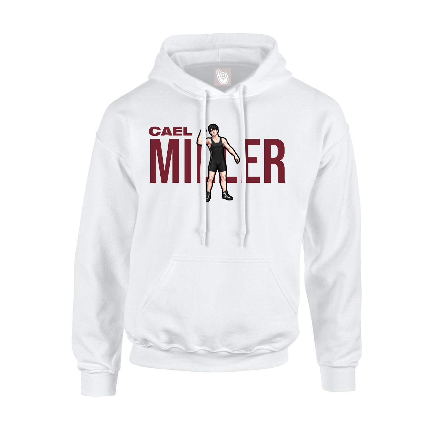 Hoodie — Player Name in White