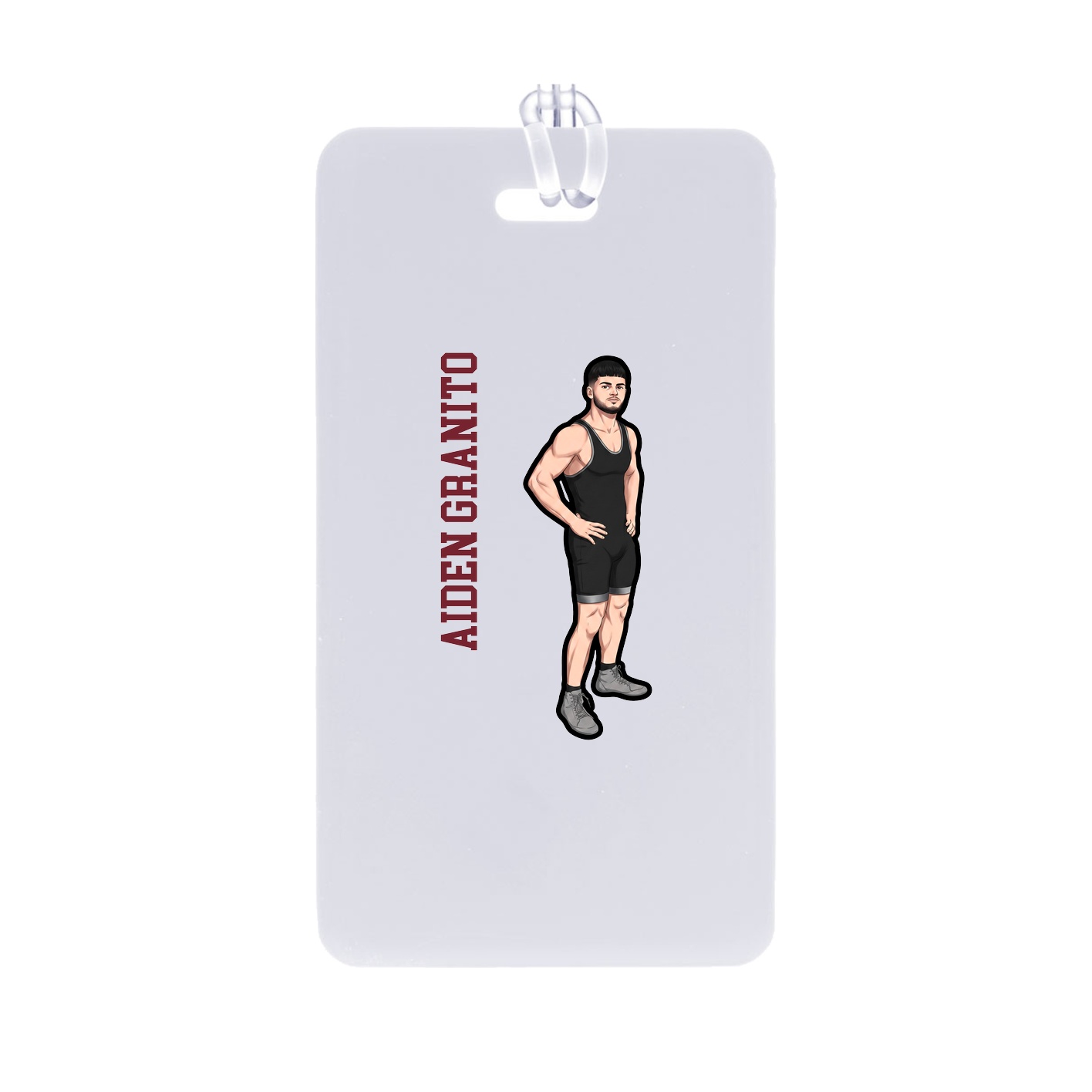 Bag Tag — Name Vertical in Classic
