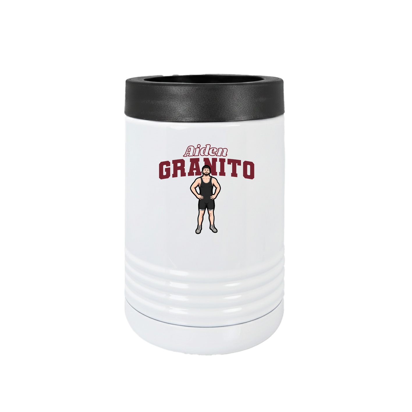 Beverage Holder — Name Arch in White