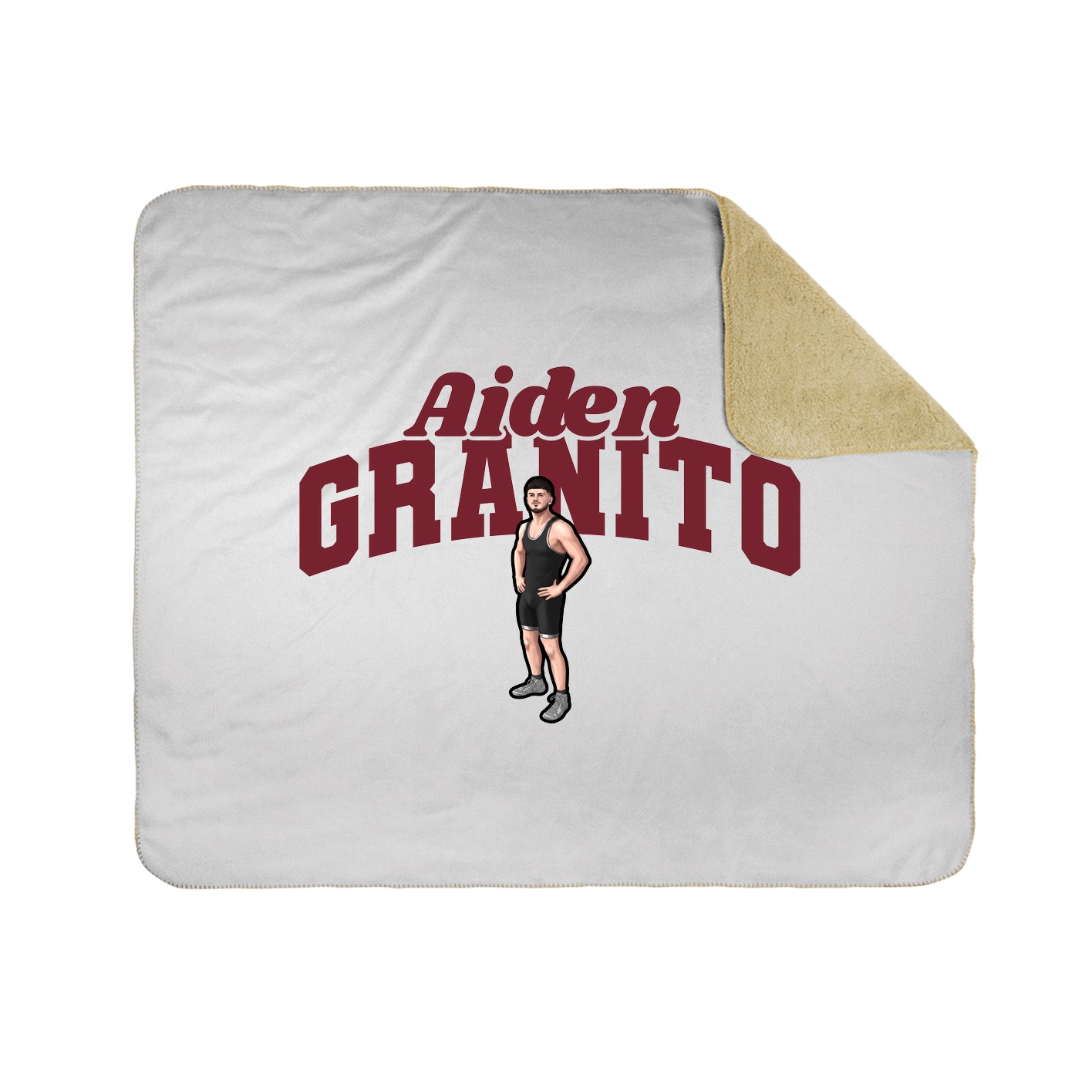 Throw Blanket — Signature Arch in White