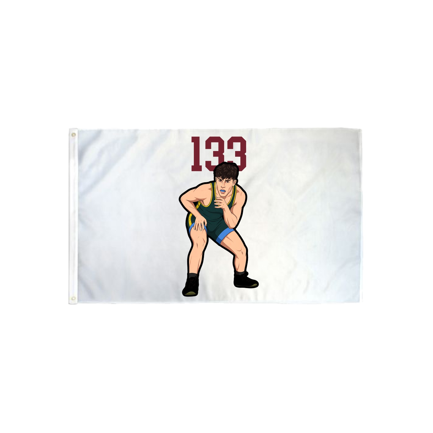 3x5 Flag — Number Top in Classic