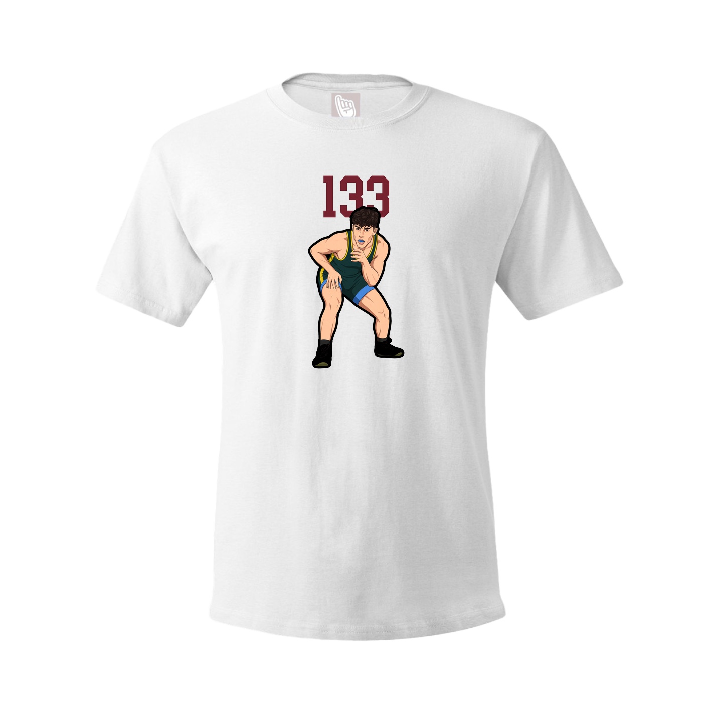Tee — Number Top in White