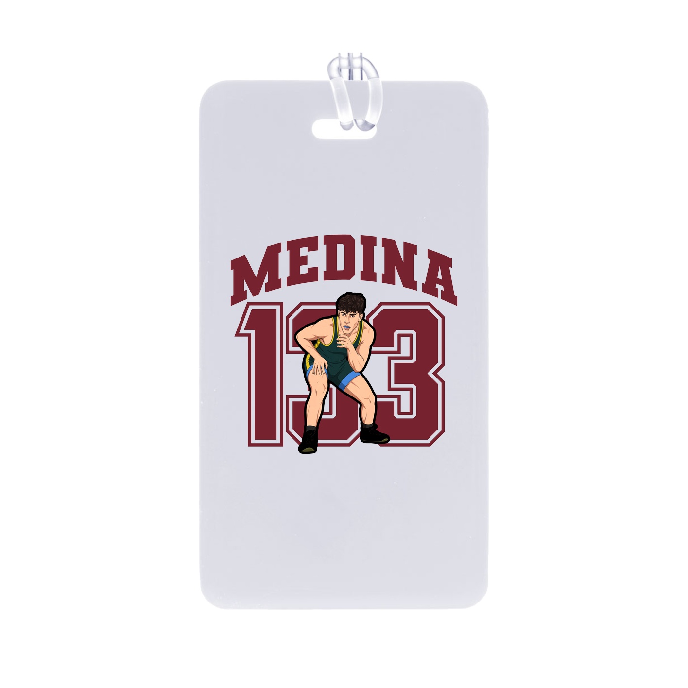 Bag Tag — Number in Classic