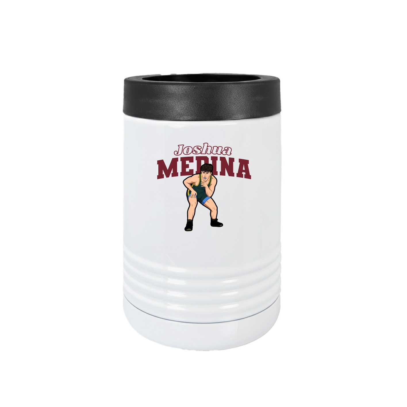Beverage Holder — Name Arch in White