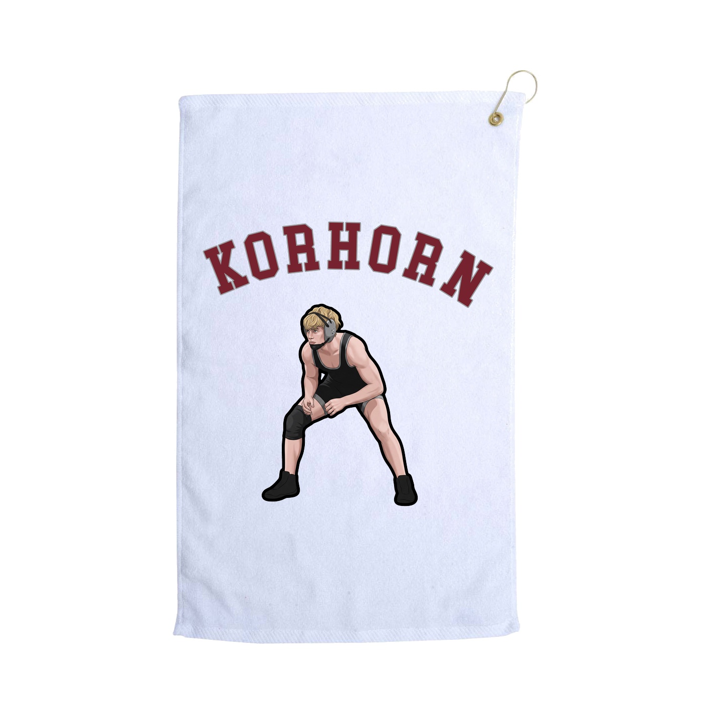 Golf Towel — Shirsey Arch in White