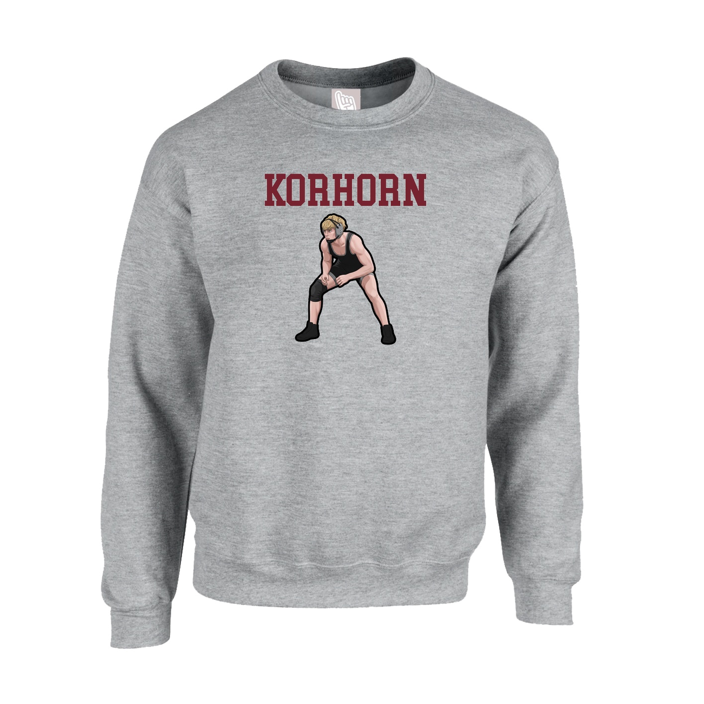 Fleece Crew — Shirsey in Grey
