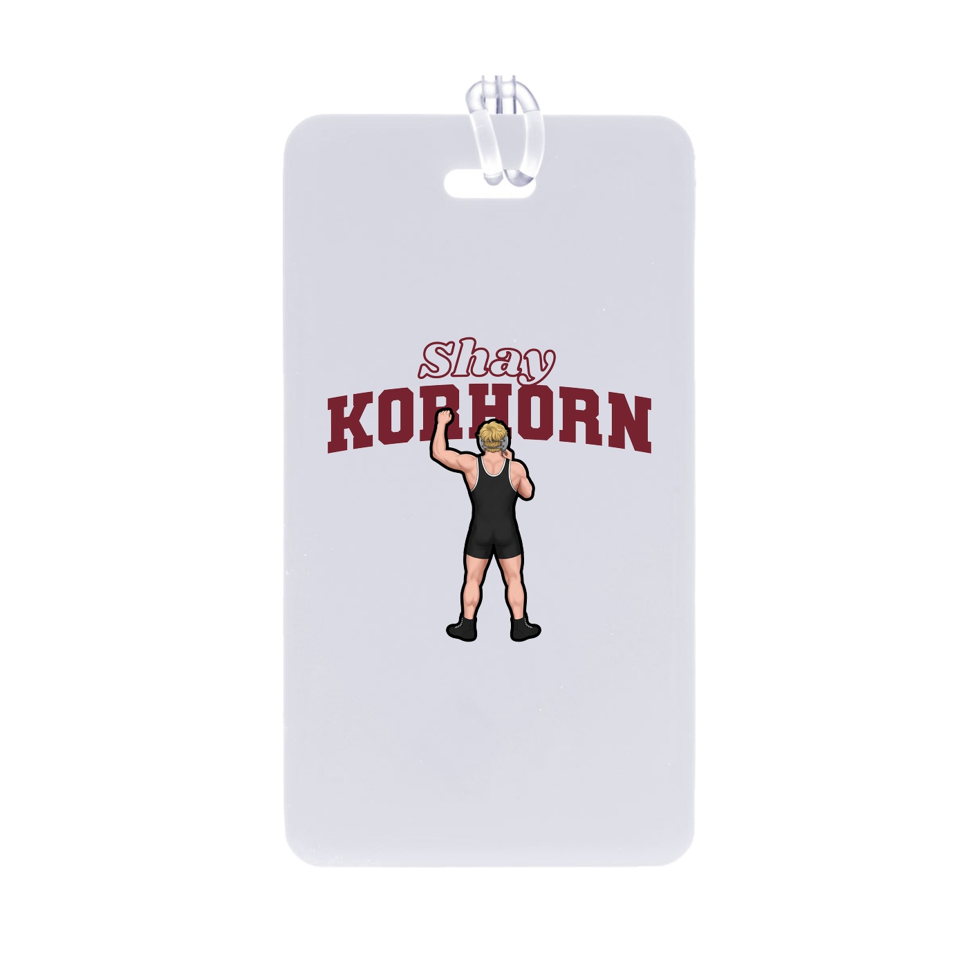 Bag Tag — Name Arch in Classic