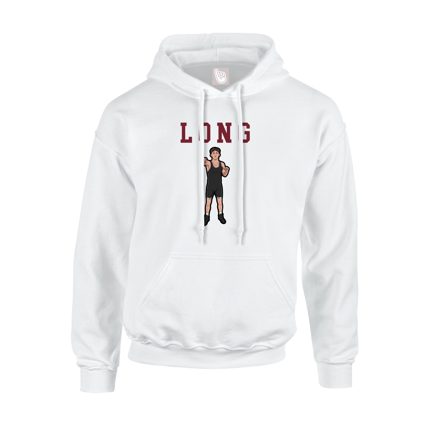 Hoodie — Shirsey in White