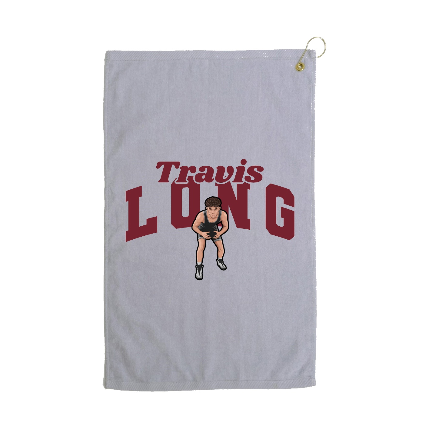 Golf Towel — Signature Arch in Grey