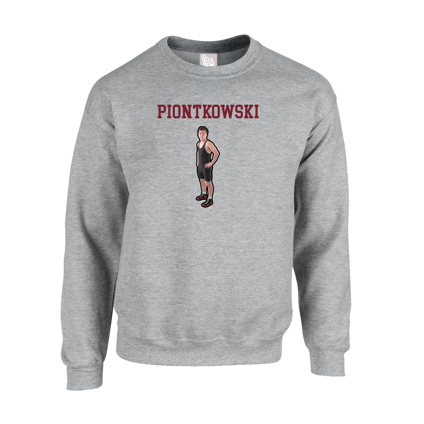 Fleece Crew — Shirsey in Grey