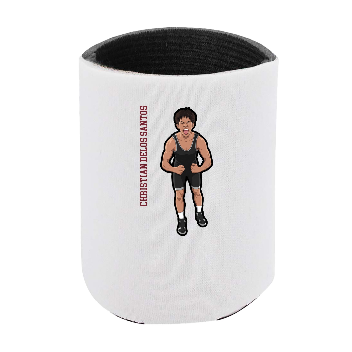 Can Holder — Name Vertical in White