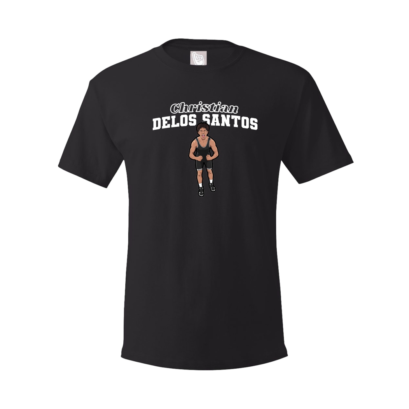 Youth Tee — Name Arch in Black