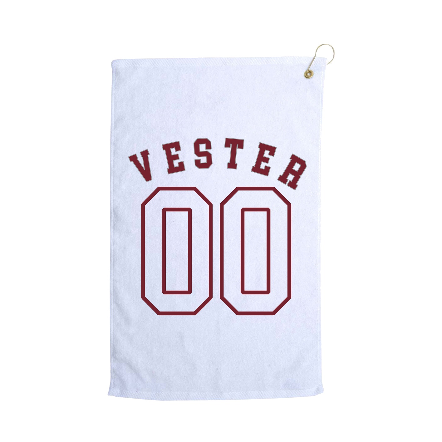 Golf Towel — Shirsey Arch in White
