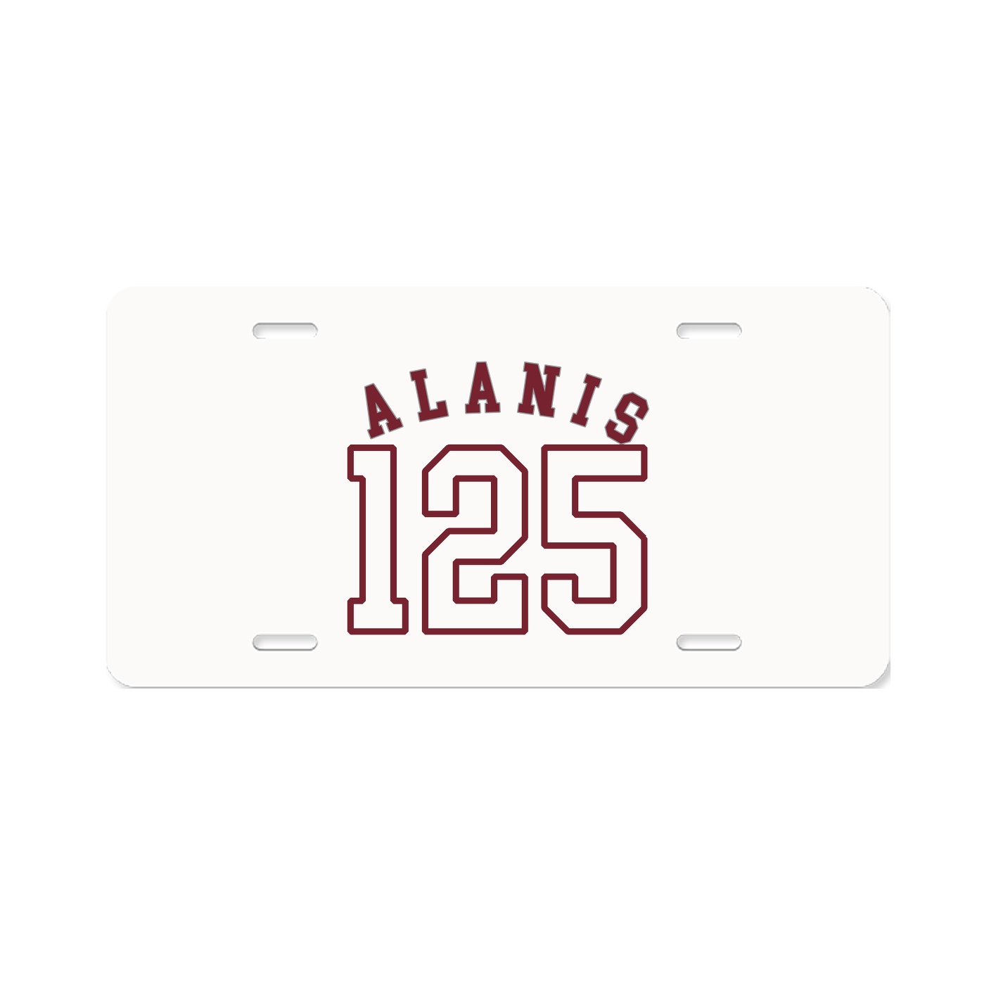 License Plate — Shirsey Arch in Classic